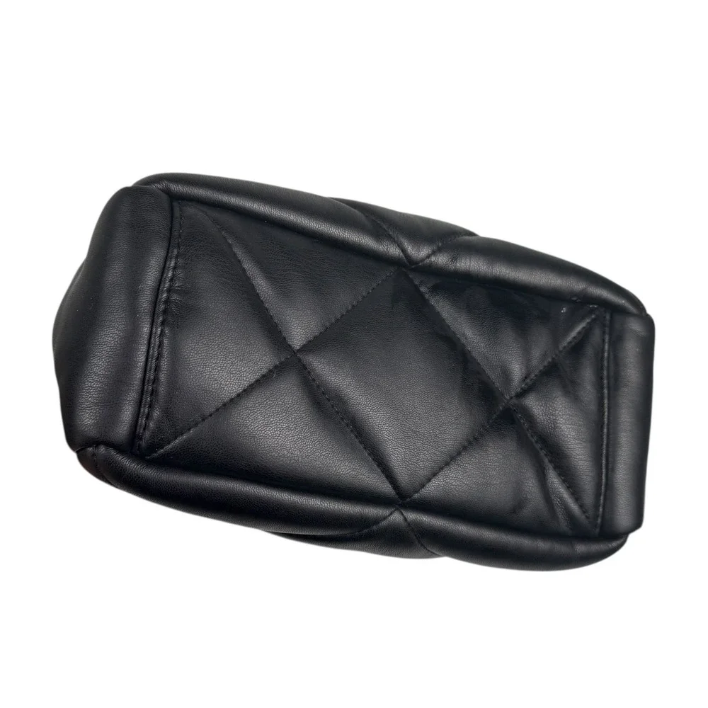 STAND STUDIO Rosanne Diamond Bag Quilted Padded Leather Top‎ Handle Satchel B72Q